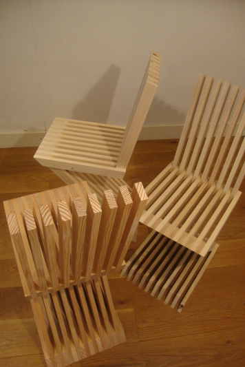 wooden chair in